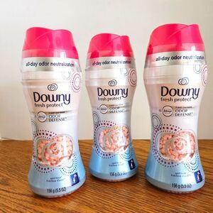 Downy Fresh Protect In-Wash Scent Booster Beads April Fresh 3 Bottles 5.5oz Each